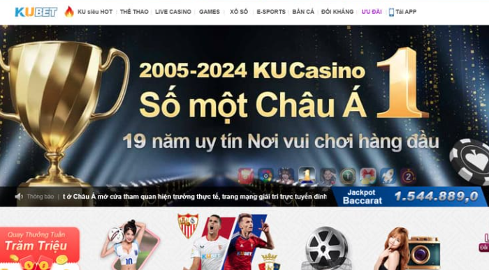 Nhà cái uy tín KU Casino – Địa chỉ vàng cho trải nghiệm cá cược đỉnh cao